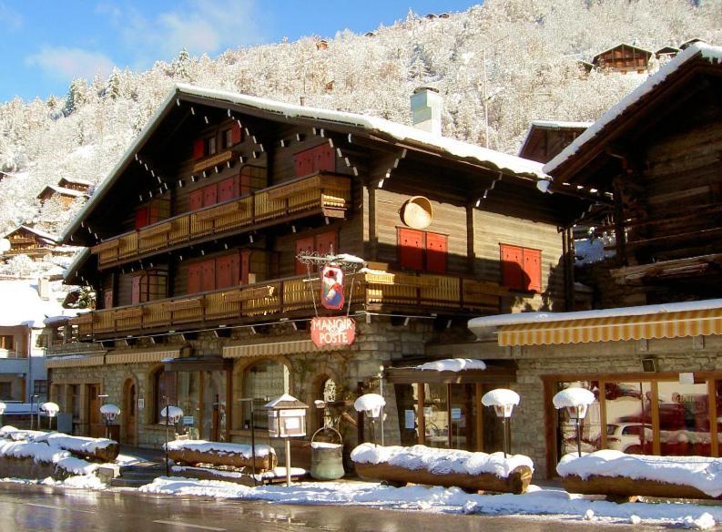 Hotel Au Manoir D'Anniviers Vissoie Exterior foto